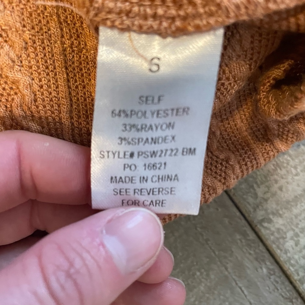 Bohme puff sleeve top in Terracotta - Picture 3 of 3